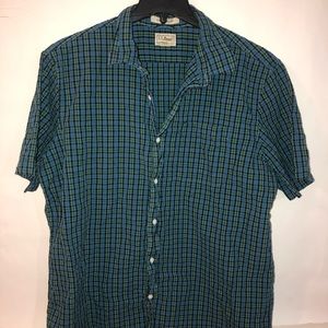 LL BEAN button down shirt Sz XL